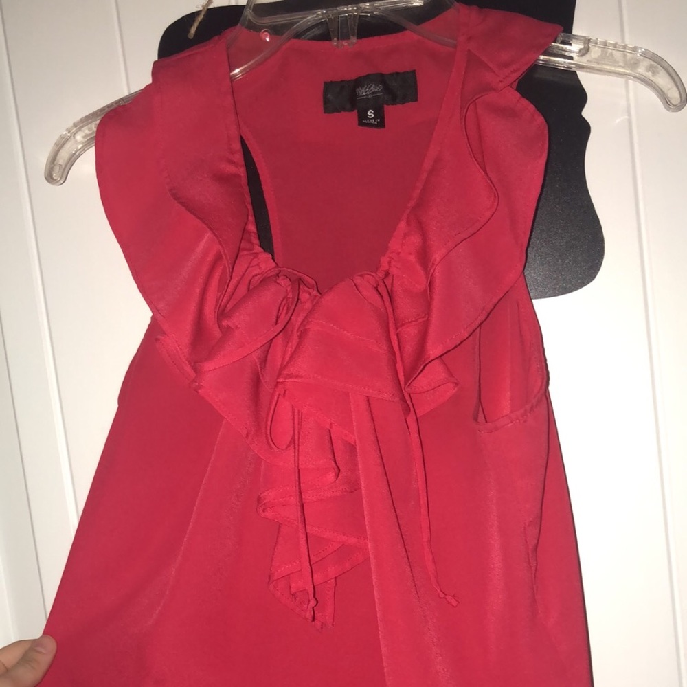 red blouse
